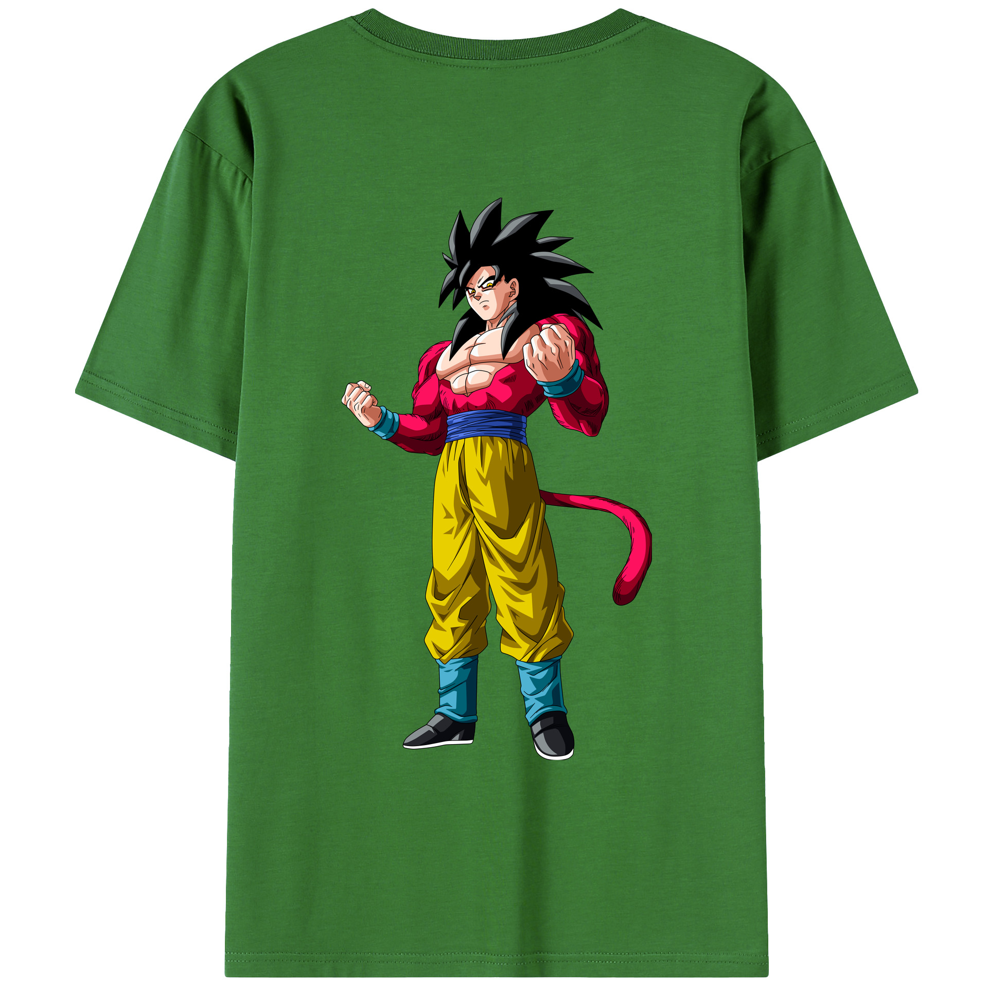（画像用） ドラゴンボール 孫悟空（そん ごくう）Son Goku カカロット DRAGON BALL Kakarotto レディース半袖Tシャツ(バックプリント)